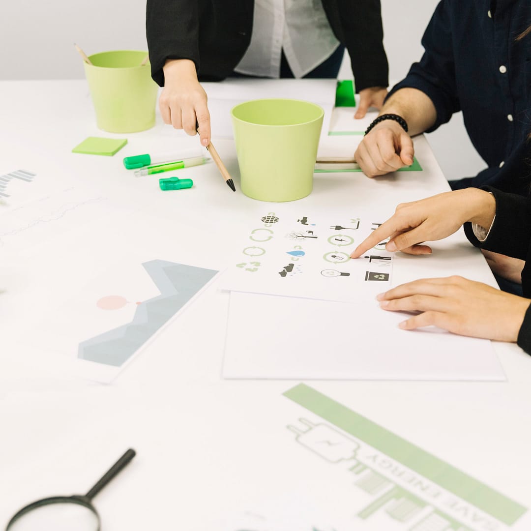 group businesspeople working office scaled