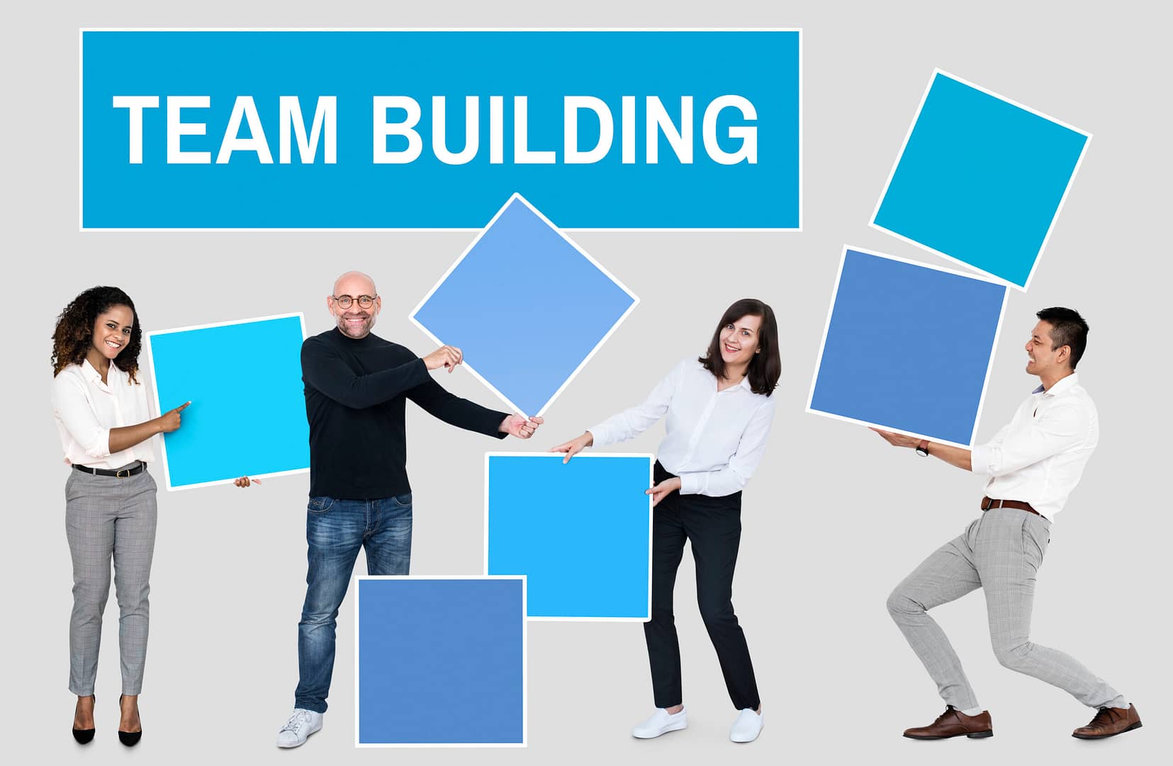 success through teamwork team building scaled